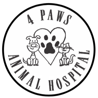 Logo for 4 Paws Animal Hospital