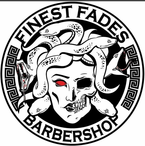 Logo for Finest Fades Barbershop