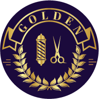 Logo for Golden Barbershop and Hair Salon