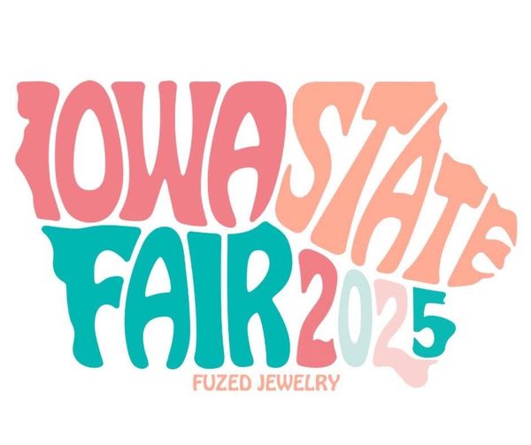 Logo for Fuzed Jewelry at the Iowa State Fair