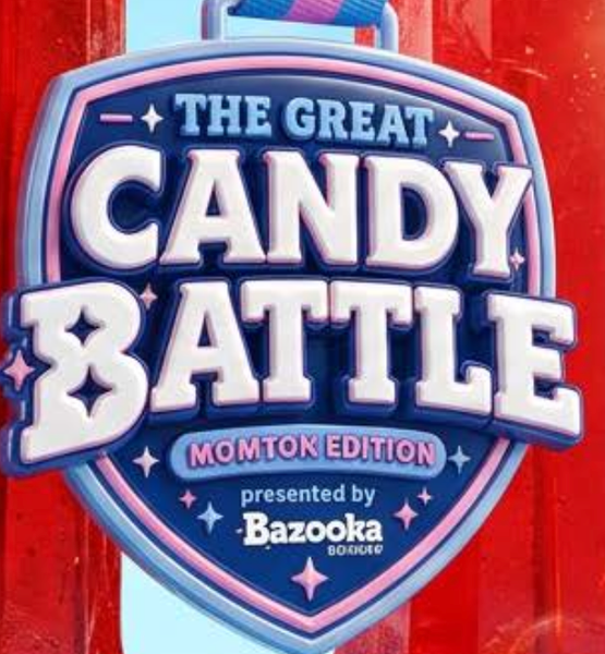 Logo for The Great Candy Battle MomTok Edition Presented By Bazooka
