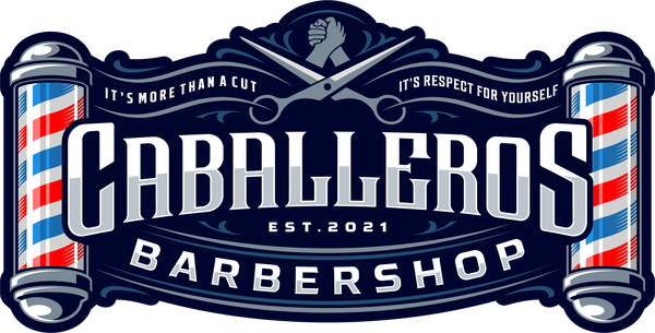 Logo for Caballeros Barbershop
