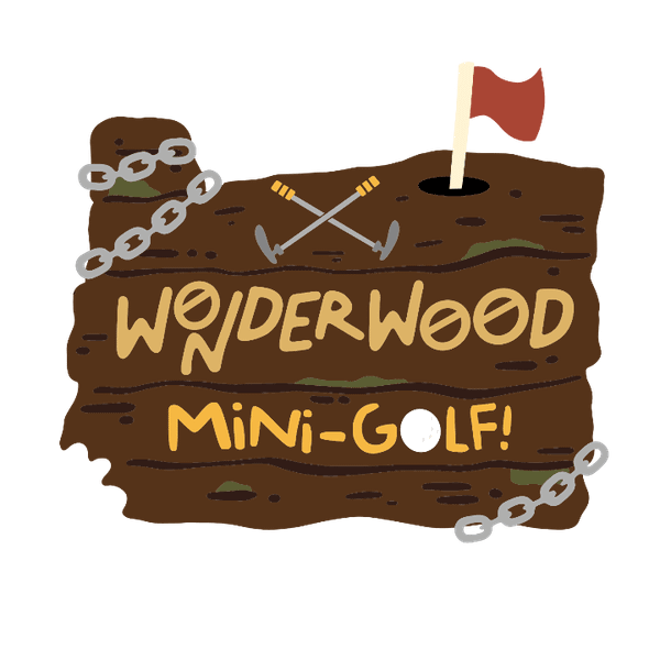 Logo for Wonderwood Mini Golf