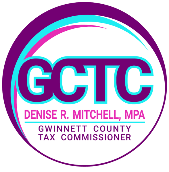 Logo for Gwinnett County Property Tax Office: 75 Langley Drive, Lawrenceville