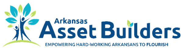 Logo for Arkansas Asset Builders - Our House