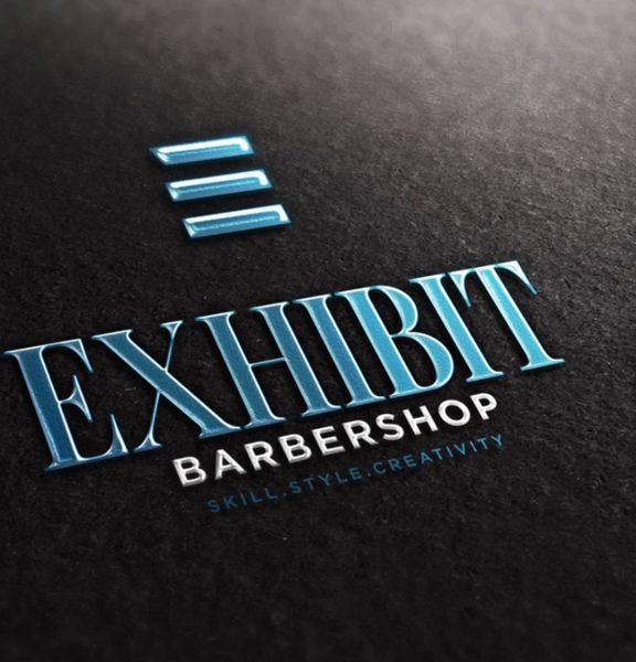 Logo for Exhibit Barbershop